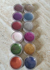 Multipurpose Glitters Pack Of 12 ✨❤️