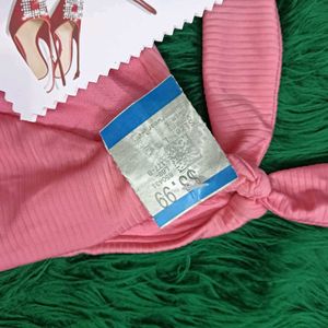 Ribbed 🆕🎁Pink Bikini Bottom