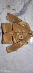 Velvet sherwani for kids