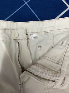 White Cargo Pants
