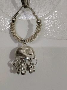 Beautiful Silver Jhumka Earrings