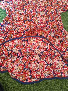 Bohemian Floral Print Kurta short