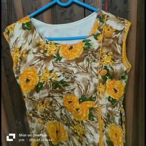 Floral Print Kurta