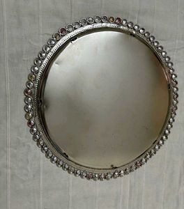 Metal Serving Tray Vintage Set of 2