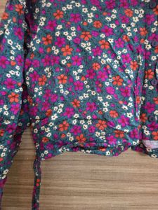 Floral Print Crop Top