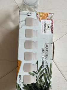 Set of 6 Glass Cups