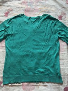 Green Button-Up Cardigan