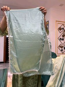 Elegant Embroidered Kurta Sharara Set