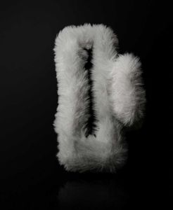 Faux Fur Claw Clips Set