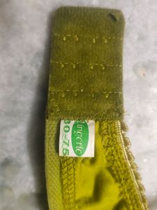 Net Bra Lingerie Green Colour Size 30
