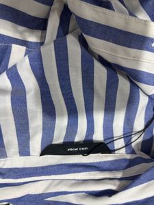 Vero Moda Striped Shirt Dress with Tie