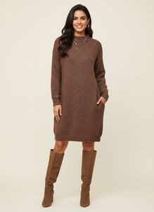 Cozy Knit Sweater Dress
