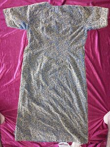 Half Sleeves Partywear Kurti Dress.