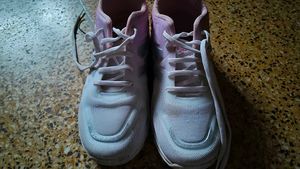 Women's Pink &amp; White Sneakers