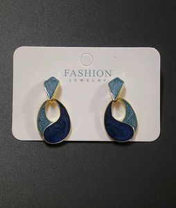 Blue Drop Earrings