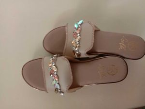 crystal nude heels