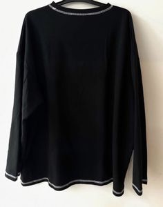 Black 'Some Day' Long Sleeve Tee