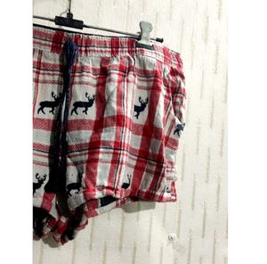 Plaid Deer Print Shorts