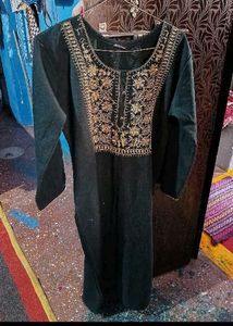 2 Embroidered Blue &amp; Dark gree Kurta