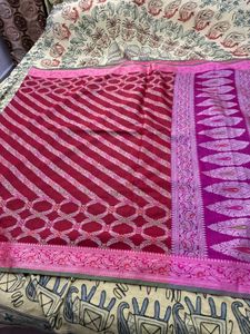 Elegant Red Banarasi Silk Saree