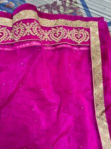 Royal Blue Embroidered Lehenga Skirt