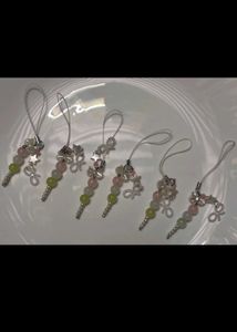 Cute Beaded Phone Charms.