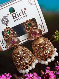 Auntic Rich Jewellery Jhumka Earrings.5  a