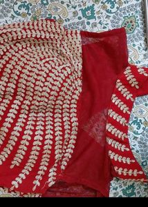Fish style Embroidered Gown