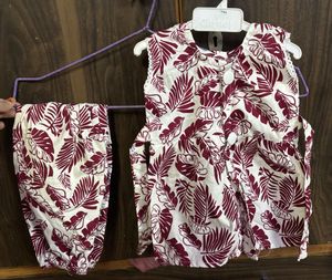 Set of 0-6 month old baby girl dress