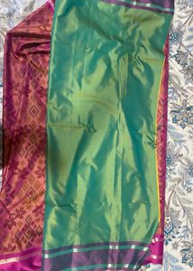 Pochampalli  silk Saree n bag
