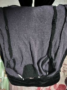 Trendy black Sweater/Cardigan