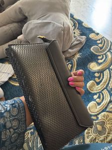 Embellished Gold Clutch Bag