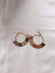 Set Of 5 Gold Plated Earrings