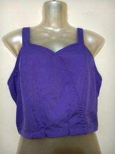Stylish Lavender Crop Top 36"-38"