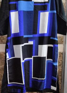 Geometric Print Tunic Top