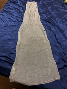 ZARA TOP (NEVER WORN)Mesh details Sky blue