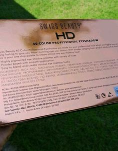 Swiss Beauty Hd Professional 40 Pigmented Colors E