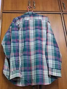 Vintage Plaid Button Down Shirt