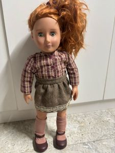 Generous Size Doll with Long Red Hair