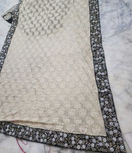 cream and black beautiful color combination net sa