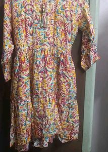 Pretty colourful short kurti