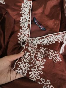 Elegant Embroidered Kurta Set