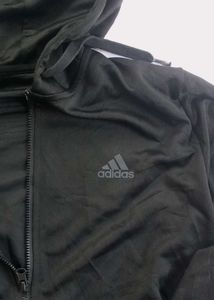 Adidas Black Full Zip Hoodie
