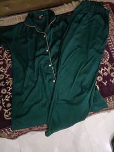Stylish Green Pyjama Set