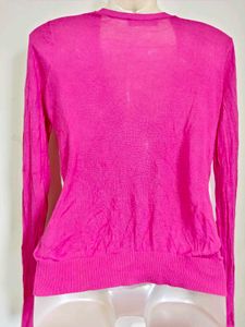 V-Neck Button Front Cardigan