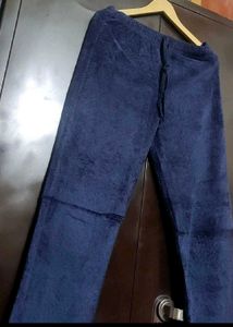 Navy Blue Winter Lower Pyjama For 30 Waist