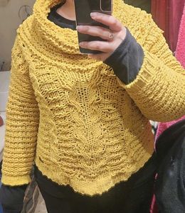 Mustard Yellow Knit Sweater