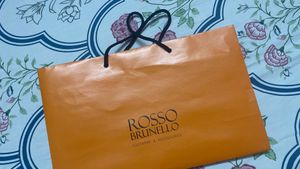 ROSSO BRUNELLO SHOPPING BAG