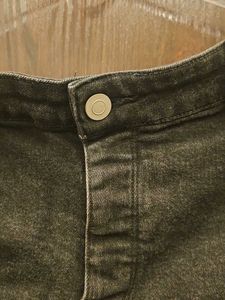 Stylish Charcoal Denim Shorts