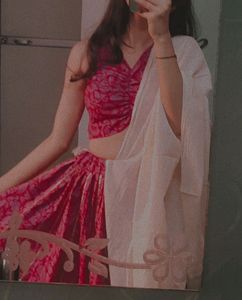Navratri pink ghagra choli